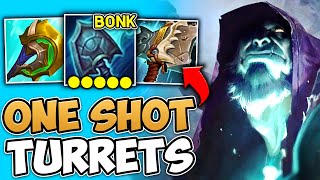 MEGA BONK YORICK FARMS TURRETS IN SECONDS SPLIT PUSH GOD [upl. by Rocker]