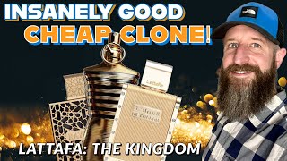 AWESOME NEW LATTAFA THE KINGDOM  Best JPG Le Male Elixir Middle Eastern Clone [upl. by Elsa280]