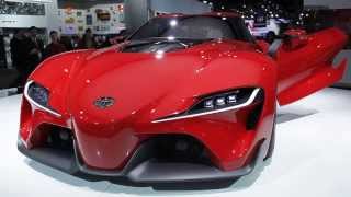 Up Close With Toyota FT1  Next Supra [upl. by Eldin]