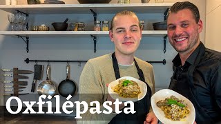 Krämig pepparpasta Eller som stockholmarna säger oxfilépasta  MatPoolen [upl. by Nialb]