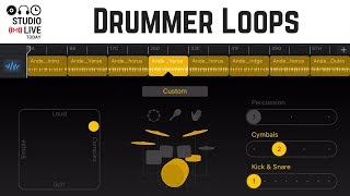 How to use quotDrummerquot loops GarageBand iOS iPad iPhone [upl. by Llenod]