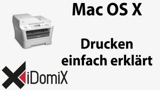 Mac Basics Drucken mit dem Mac erweiterte Optionen und Einstellungen [upl. by Ahsiekan]