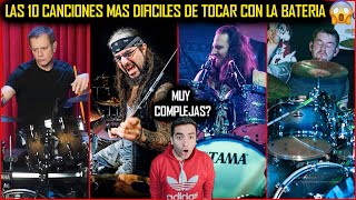 Las 10 Canciones Mas Dificiles De Tocar Con La Bateria 😱 Parte 3 [upl. by Nolan]