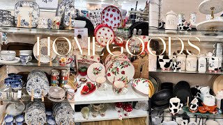 HOMEGOODS SHOP WITH ME  NEW KITCHEN DECOR AND DINNERWARE 2024 [upl. by Anatol]