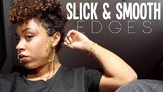 Slick Smooth Finger Wave Like Edges  MsAriella89 [upl. by Agnesse748]