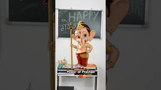 Power of prashad 🙏❤️😍 ganeshchaturthi jaishreeganesha [upl. by Nivre]