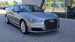 2016 Audi A6 20T Premium Plus Sedan Avon Avon Lake Strongsville Westlake and Rocky River [upl. by Ettenowtna]