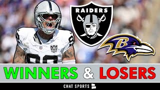 Raiders Winners amp Losers vs The Ravens  NFL Week 2 [upl. by Amadeo]