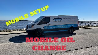 MOBILE OIL CHANGE SETUP 2021 [upl. by Nosyla]