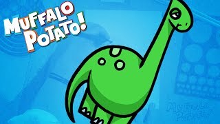 How To Draw An APATOSAURUS Using Only Numbers And Letters [upl. by Damalas]