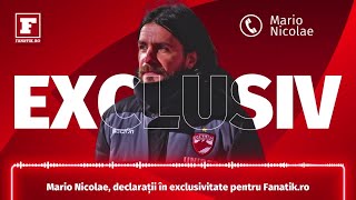 Mario Nicolae dezvăluiri despre revenirea la Dinamo „Sunt fericit că apreciază ce am făcut” [upl. by Ellerrad]