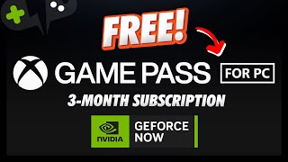 FREE 3Months of XBOX PC Game Pass  GeForce Now News Update [upl. by Acisse]