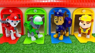 Oddly Satisfying Garage  How I Made PAW Patrol On Green Grass From 4 Squishymesh Balls Satisfying [upl. by Chobot424]