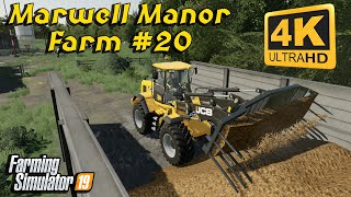 Spreading lime sowing oat feeding cows selling milk  FS 19  Marwell Manor Farm 20 4KUltraHD [upl. by Felton]