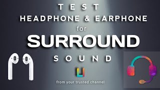 Headphone Test  Earphone test  surround sound test  Spatial audio [upl. by Williams469]