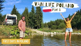 First Days In Poland  Van Life Poland  The Hippie Trail 85 [upl. by Sansone653]