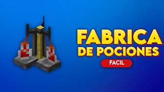 FABRICA de POCIONES AUTOMATICAS para MINECRAFT BEDROCK  MINECRAFT 120 Y 120 [upl. by Ivory]