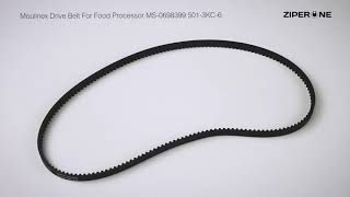 Moulinex Drive Belt For Food Processor MS0698399 5013KC6 [upl. by Ariahs698]