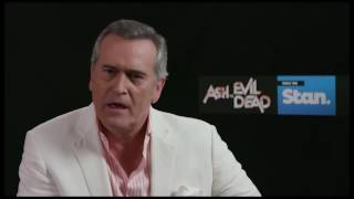 Bruce Campbell talks Ash Vs Evil Dead Season 2 [upl. by Ybrad]