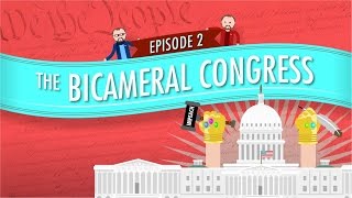 The Bicameral Congress Crash Course Government and Politics 2 [upl. by Klatt]