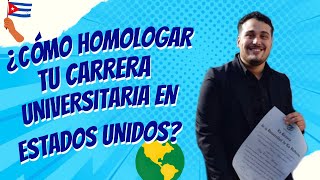 Homologar enfermería en USA 🇺🇸 MIGRACION 🌎 y homologación validar tu titulo de enfermero RN [upl. by Kyriako]