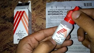 MYDRIACYL Tropicamide15ml Eyedrop dangerous side effects  Composition  Used for  All Details 🔥💯 [upl. by Audris660]