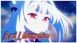 Hikikomari Kyuuketsuki no Monmon Opening Full  【AMVRed Liberation Lyrics】 [upl. by Moyna]