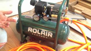 Rolair JC10 Single Stage Compressor [upl. by Eetnahs102]