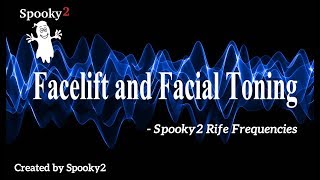 Facelift and Facial Toning  Spooky2 Rife Frequencies [upl. by Kronfeld]