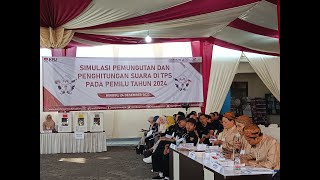 SIMULASI PEMUNGUTAN DAN PENGHITUNGAN SUARA DI TPS PEMILU TAHUN 2024  TPS 012SIMULASI DESA SIDABOWA [upl. by Soulier819]