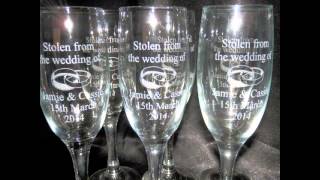 Custom Engraved glasses [upl. by Goodill407]