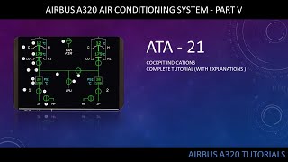 Air Conditioning System A320 Family  Airbus A320 SDpage Cockpit indications Explanation  part 5 [upl. by Anerual]