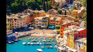 Spectacular evening trip to  Portofino  Liguria  Italia [upl. by Dorthy793]