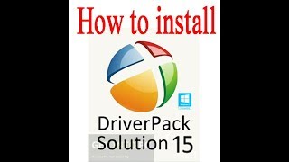 Installation Auto driver DriverPack 15 How to install driver pack solution 145 Bangla Easily [upl. by Nonnarb]