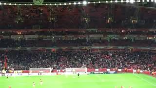 FC Koln fans everywhere in the clock end Even club level [upl. by Enimrej]