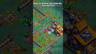 Always take down the builder Hall first ll Clash of clans ll shorts clashofclans coc [upl. by Flowers]