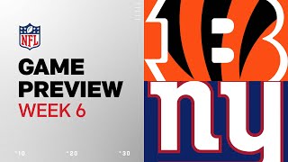 Cincinnati Bengals vs New York Giants  2024 Week 6 Game Preview [upl. by Anahpets]