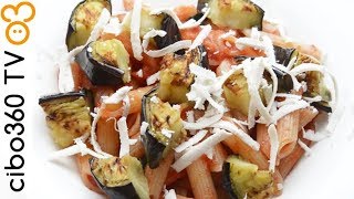 Pasta alla norma ricetta con melanzane grigliate [upl. by Dnomal]