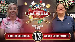 Fallon Sherrock vs Wendy Reinstadtler  WDF Gold Final  Las Vegas Open [upl. by Atimed192]