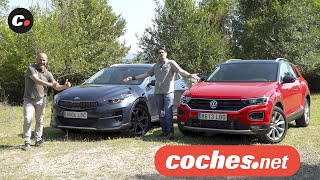 Volkswagen TROC vs Kia XCEED  Prueba Comparativa  Review en español  cochesnet [upl. by Viking794]