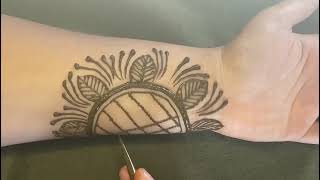 Very beautiful stylish back hand mehndi design  easy mehndi design  mehndi ka design  mehndi [upl. by Rivers]