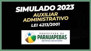 Simulado  Lei 42132001 para o Concurso Público de Parauapebas [upl. by Lorry]