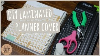 DIY Laminated Planner Cover SCOTCH Thermal Laminator [upl. by Bailar]