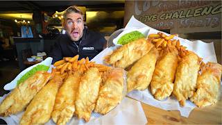 quotUNBEATABLEquot 14LB FISH amp CHIPS CHALLENGE IS THE WORLDS BIGGEST Joel Hansen [upl. by Ennaear80]