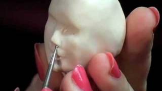 How To Sculpt Pretty Faces in Polymer Clay Tutorial Highlight Reel [upl. by Pontus]