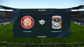 Stevenage vs Coventry City 23072024 Club Friendlies PES 2021 [upl. by Kliman497]