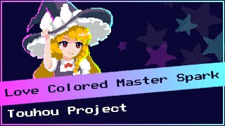 8bit LSDj Love Colored Master Spark Touhou IN Chiptune Remix [upl. by Hael]