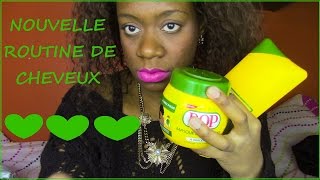 ❤Routine capillaire pour cheveux afro avec perruque dop à lhuile dolive [upl. by Laersi151]