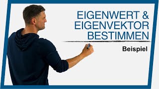 Eigenwert amp Eigenvektor bestimmen Beispiel  Mathe by Daniel Jung [upl. by Peckham47]