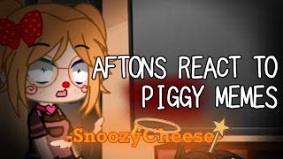 Aftons React to Piggy Memes  230 sub special  READ DESC [upl. by Amari]